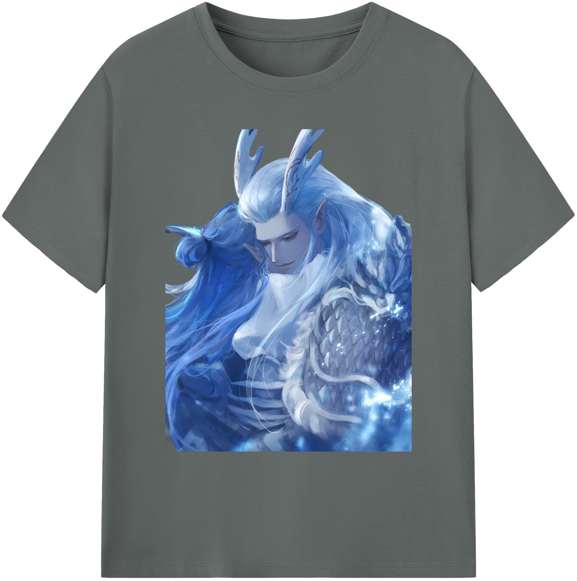 （画像用） Ne Zha 2 ナタ 魔童の大暴れ 綿100％ メンズ半袖Tシャツ｜肌触りやわらか＆通気性